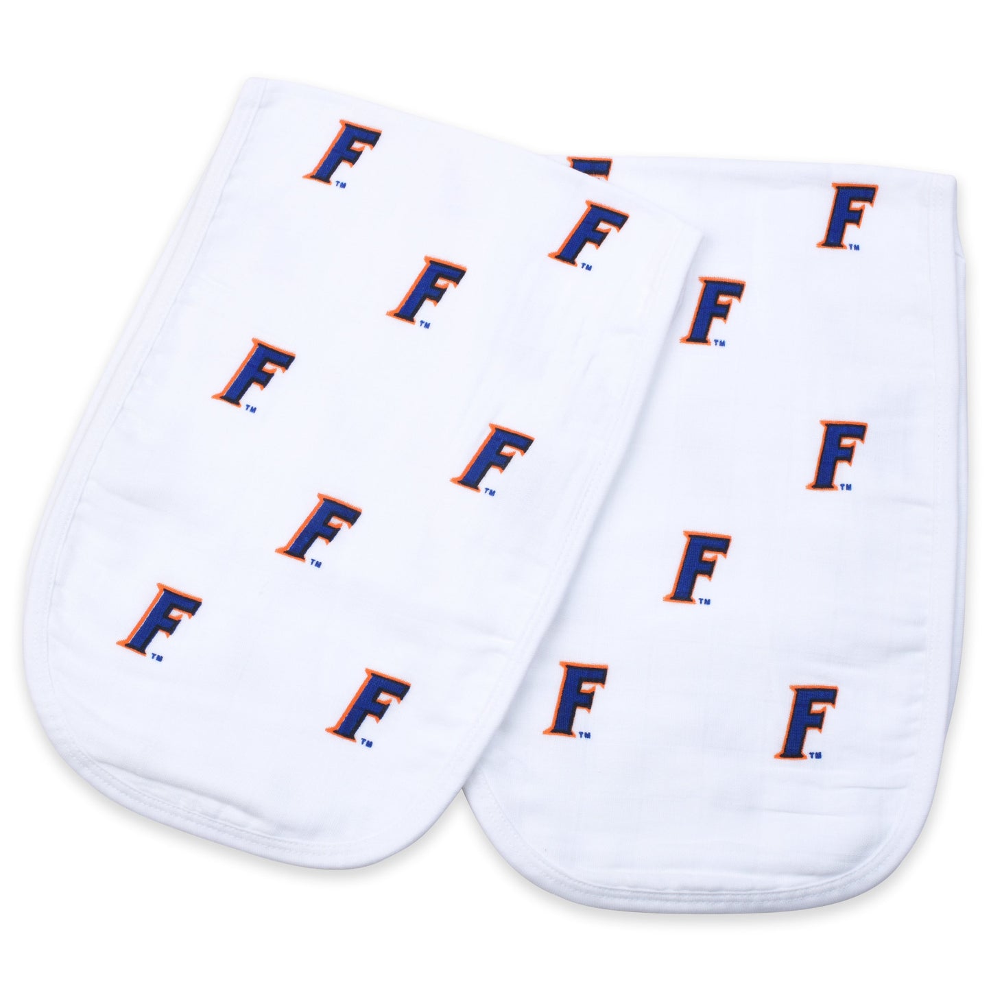 Florida Gators Burp Cloths 2-Pack – Soft Muslin Baby Burp Cloths – Officially Licensed UF Gift