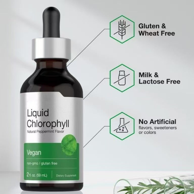 Chlorophyll Liquid Drops