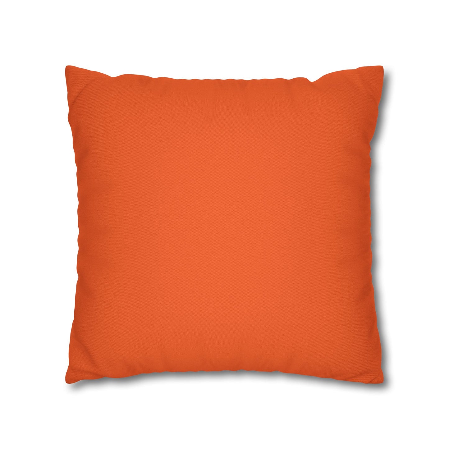 Halloween Ghost & Black Cat Pillowcase — "Too Cute to Spook" Spun Polyester Square Pillow