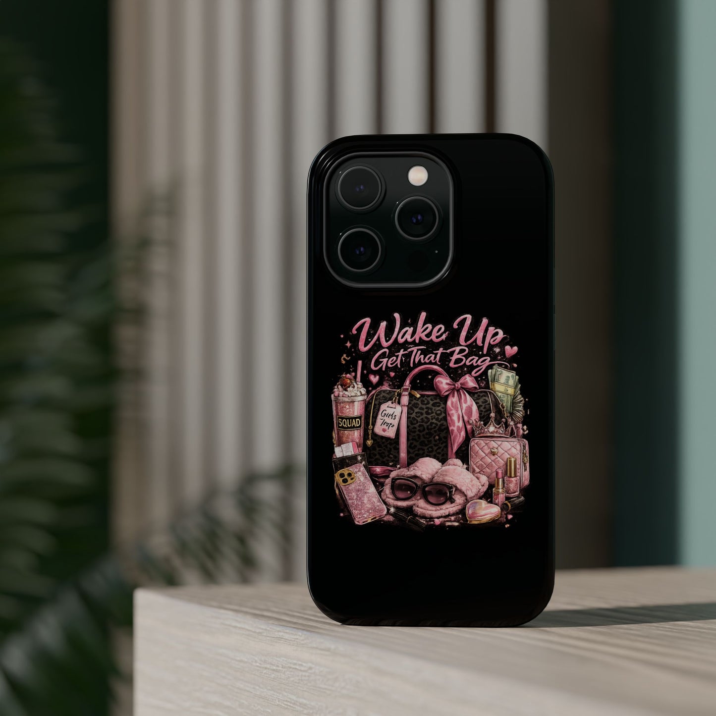 Wake Up, Get That Bag – Magnetic Impact Phone Case