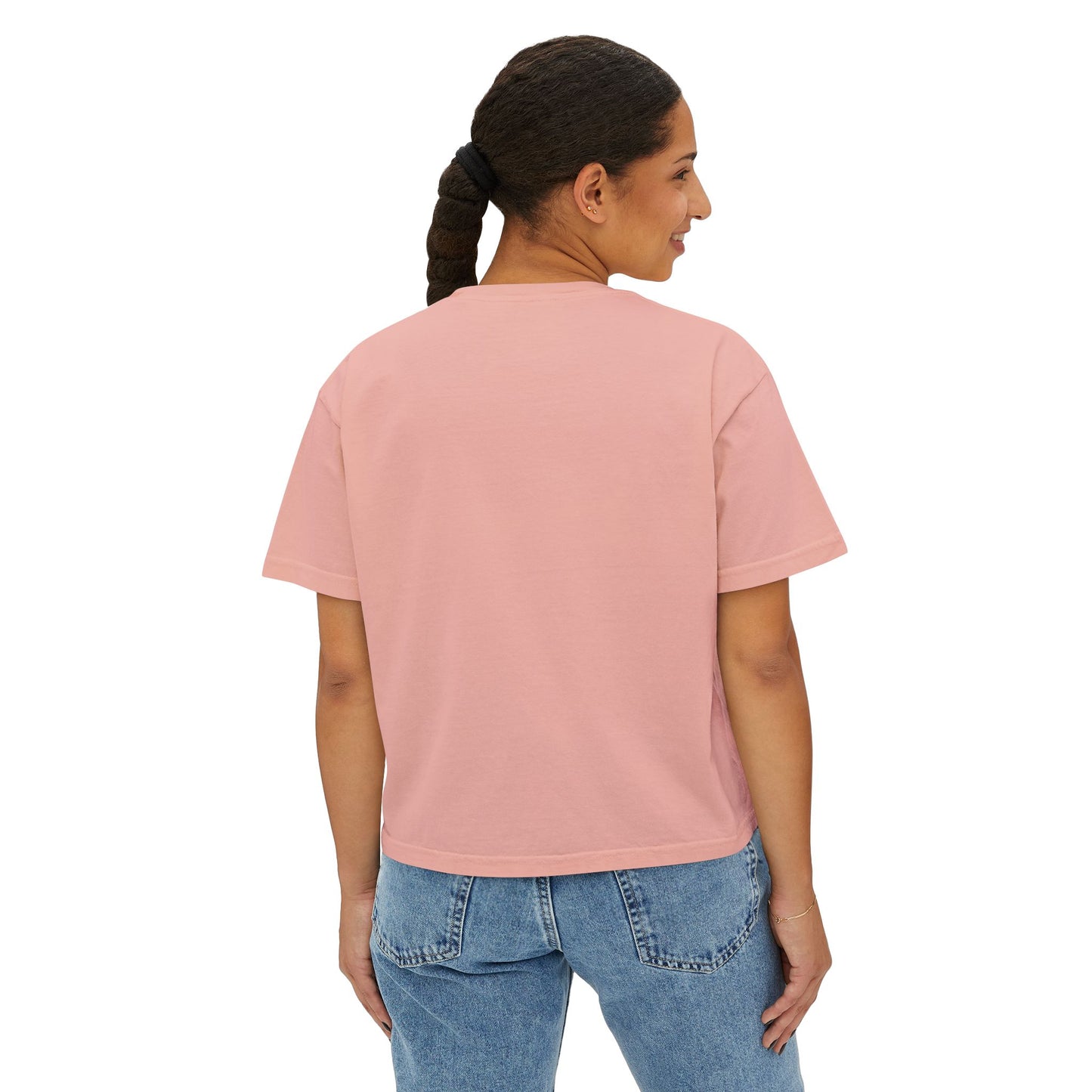 Spend That Shit Boxy Tee — Bold Pink Glam Graphic T-Shirt