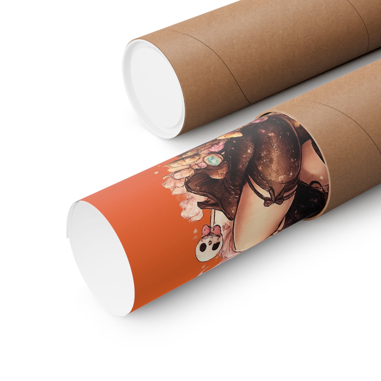 No Trick All Treat Halloween Poster - Sexy Witch Matte Vertical Wall Art