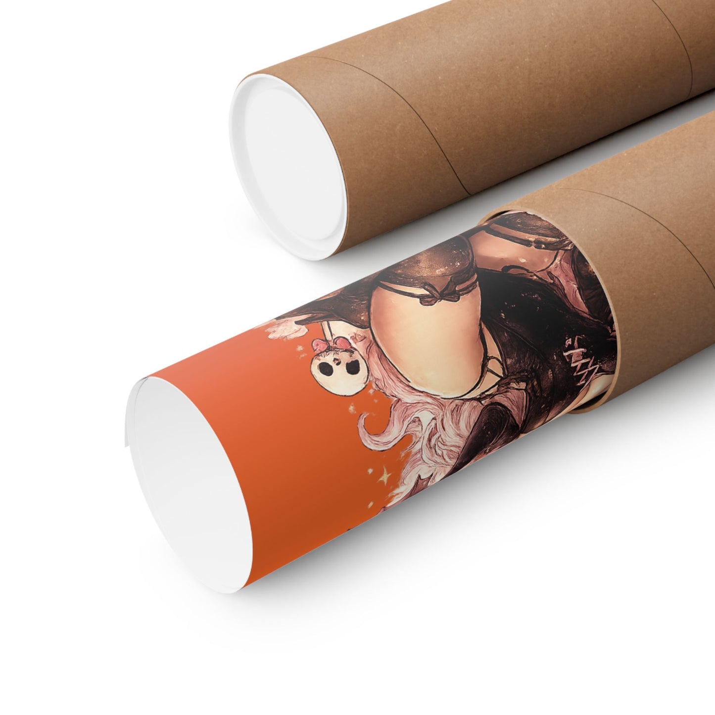 No Trick All Treat Halloween Poster - Sexy Witch Matte Vertical Wall Art