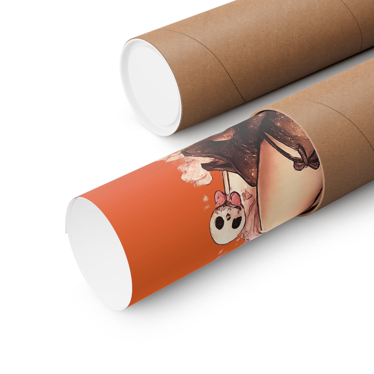 No Trick All Treat Halloween Poster - Sexy Witch Matte Vertical Wall Art