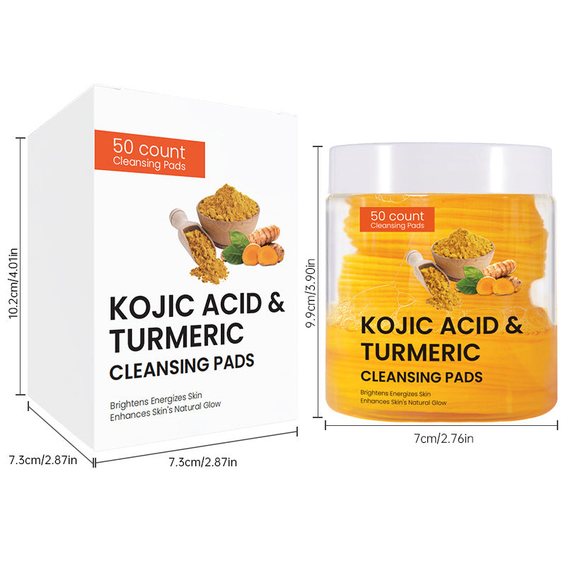 Turmeric Kojic Acid Facial Cleansing Pads