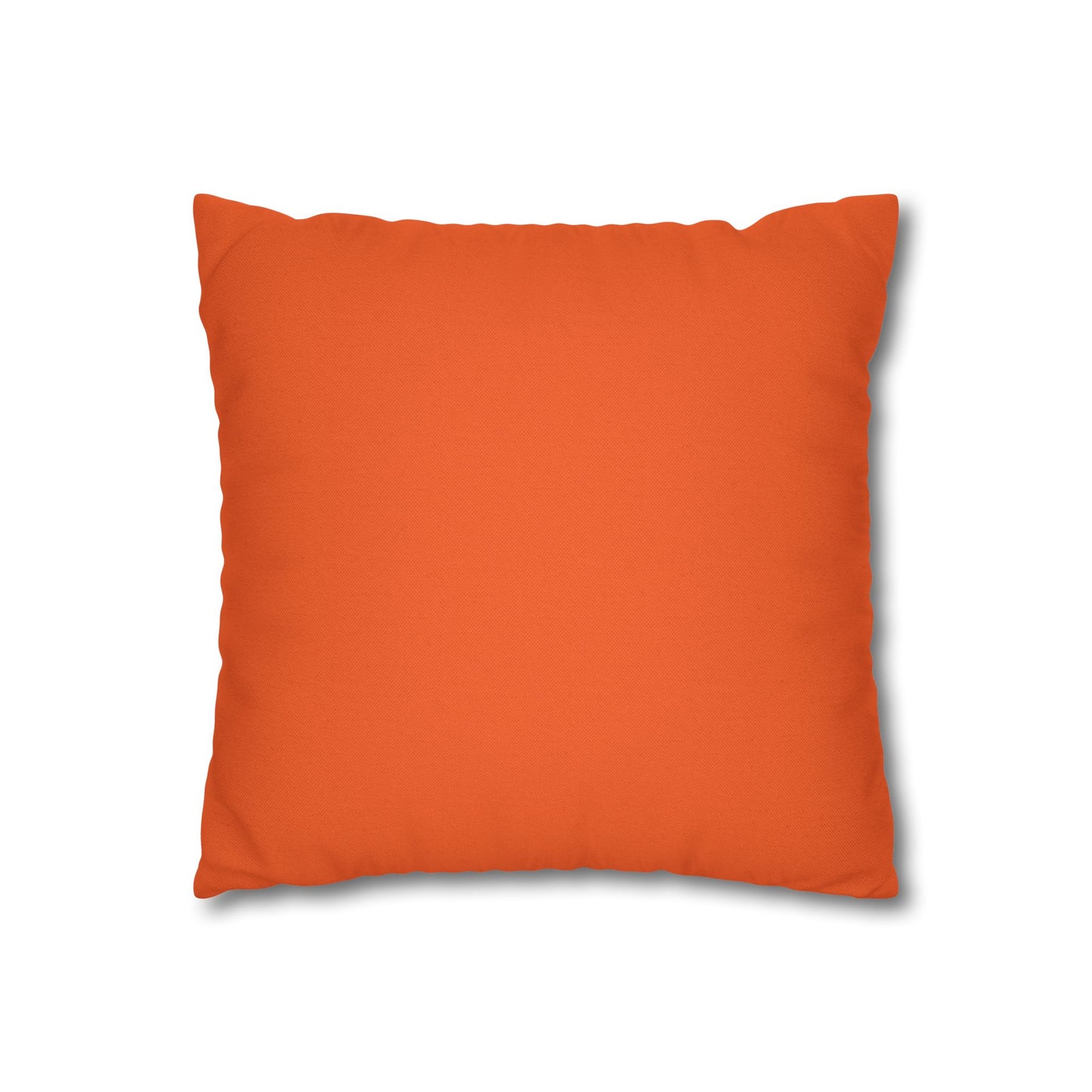 Halloween Ghost & Black Cat Pillowcase — "Too Cute to Spook" Spun Polyester Square Pillow