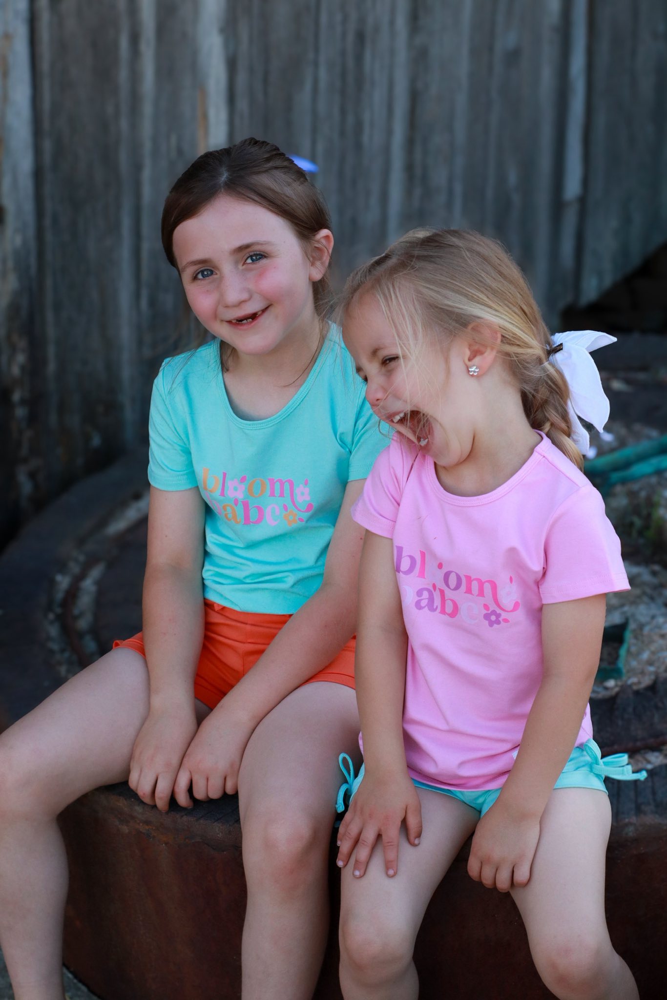 Girls Graphic Tee - Bloom Babe - Pink