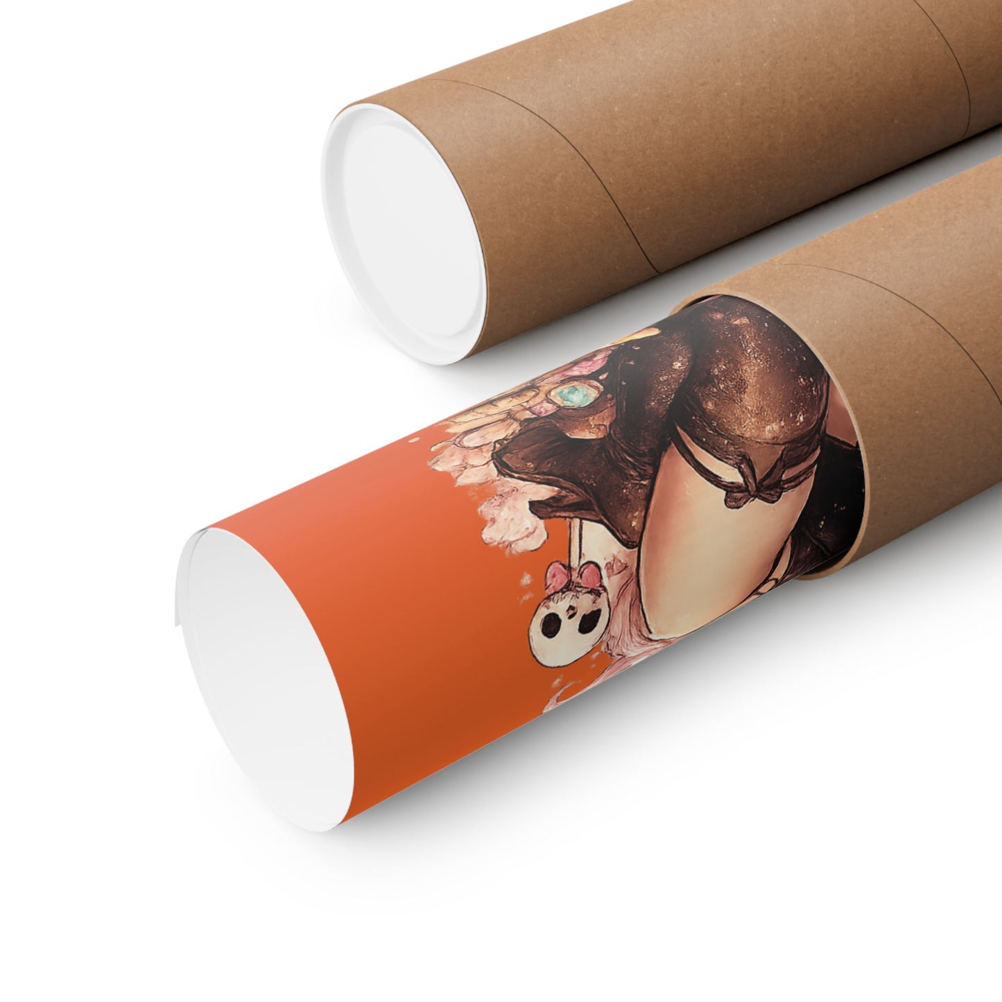 No Trick All Treat Halloween Poster - Sexy Witch Matte Vertical Wall Art