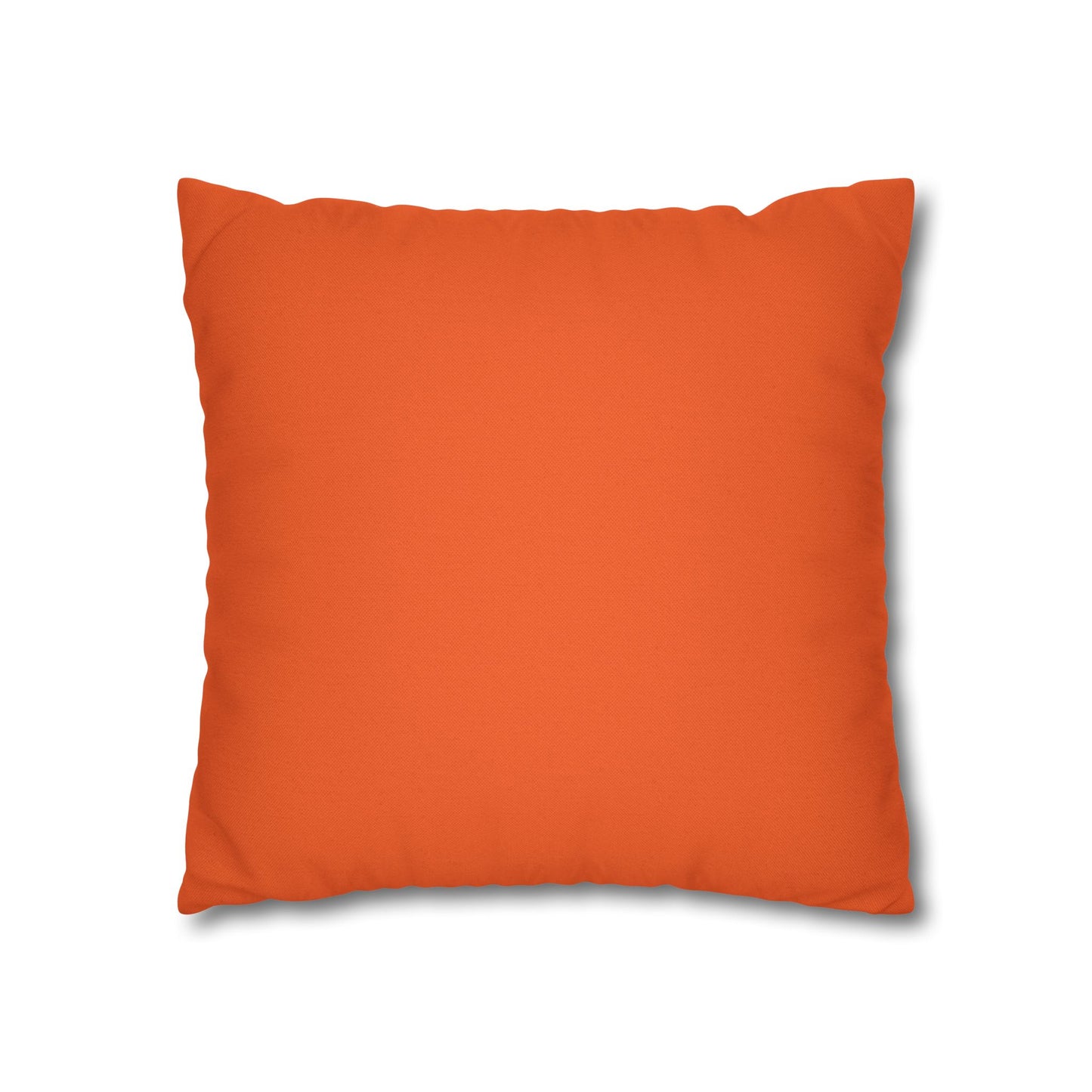 Halloween Ghost & Black Cat Pillowcase — "Too Cute to Spook" Spun Polyester Square Pillow