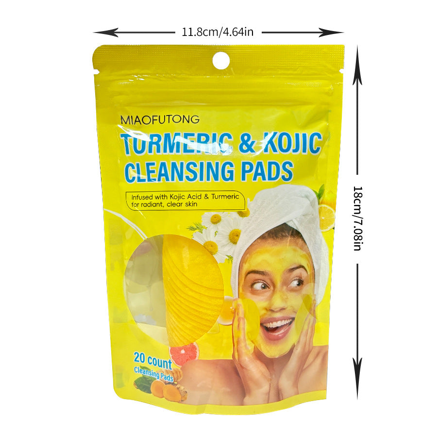 Turmeric Kojic Acid Facial Cleansing Pads