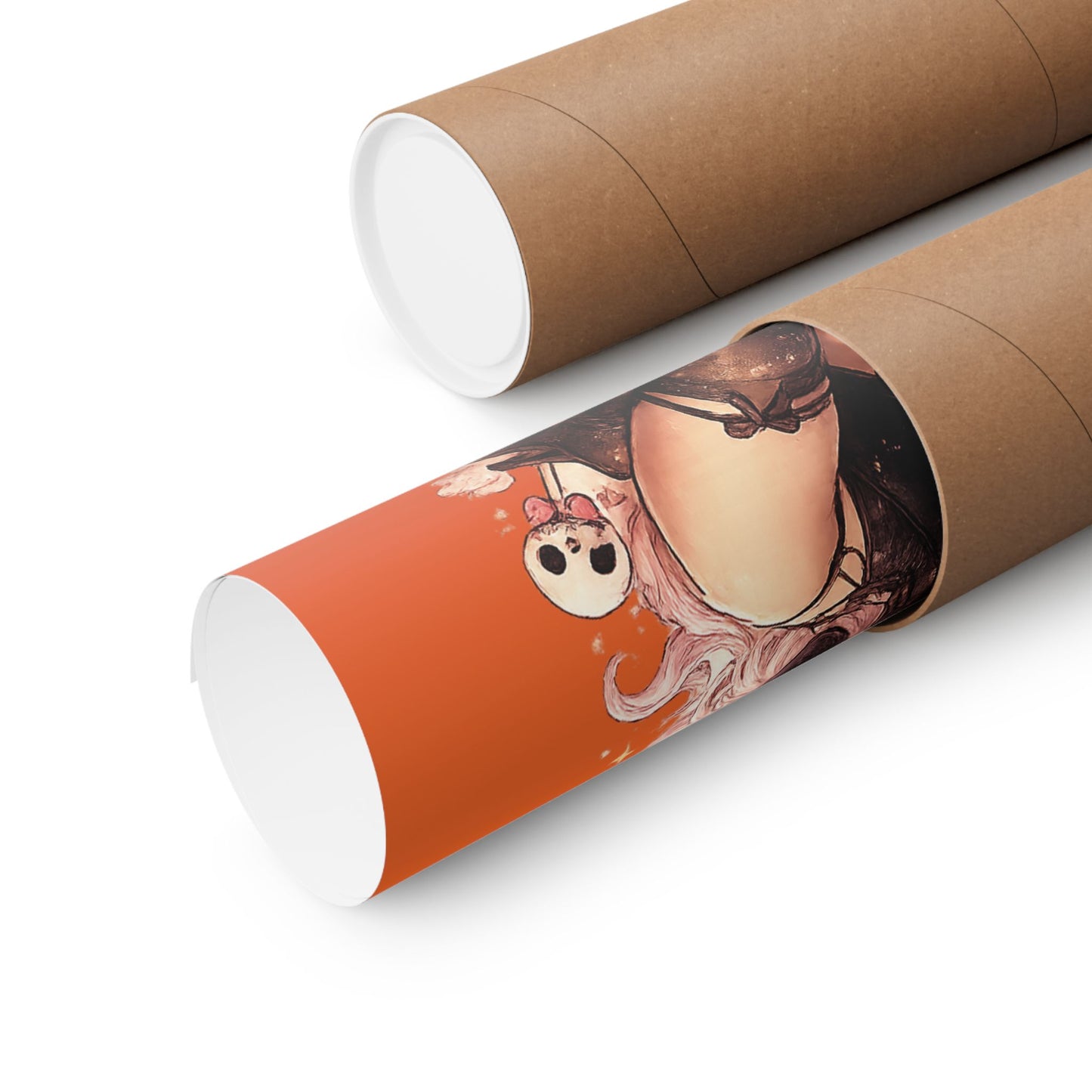 No Trick All Treat Halloween Poster - Sexy Witch Matte Vertical Wall Art