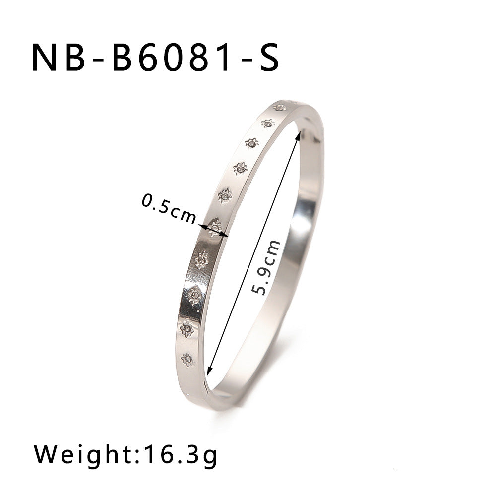 True gold electroplated color-keeping jewelry bracelet