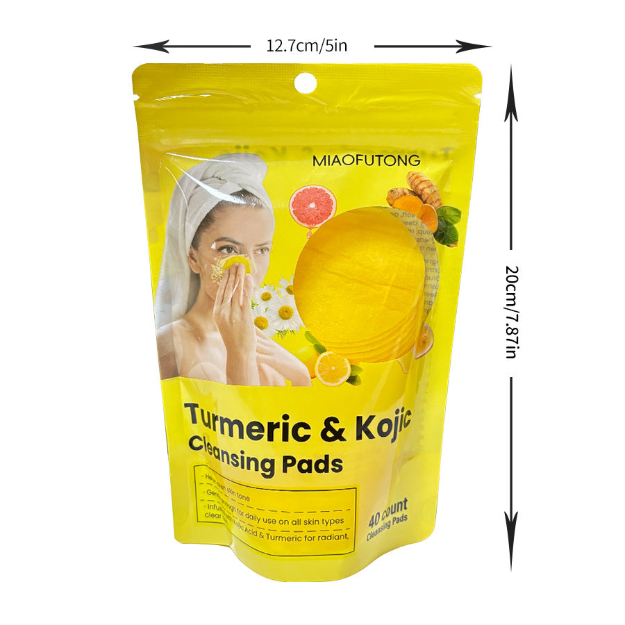 Turmeric Kojic Acid Facial Cleansing Pads