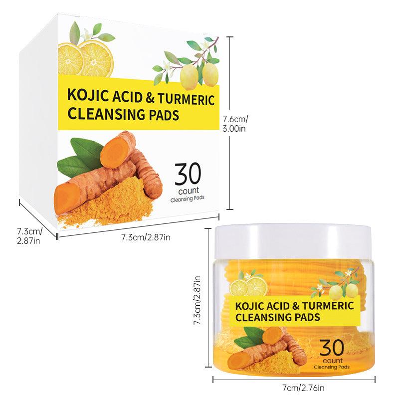 Turmeric Kojic Acid Facial Cleansing Pads