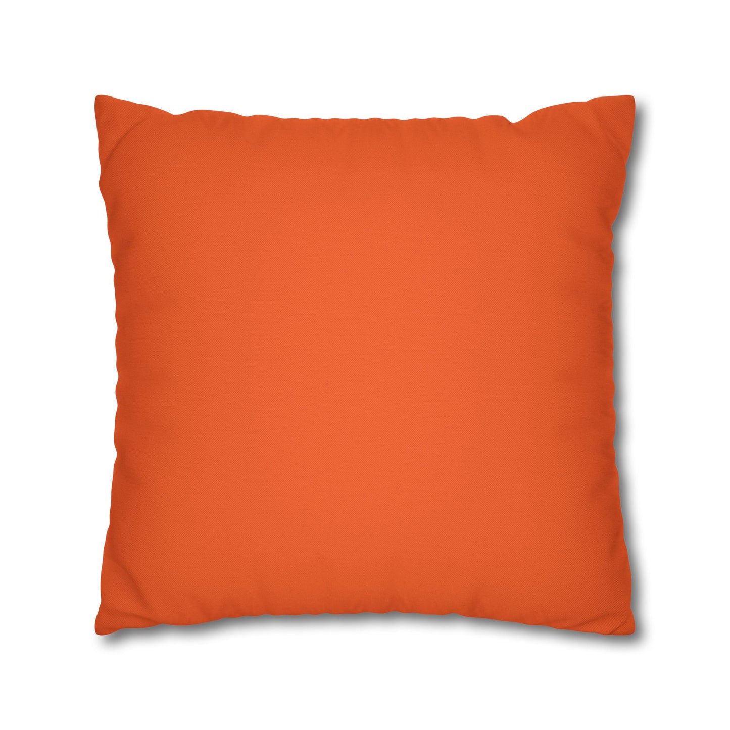 Halloween Ghost & Black Cat Pillowcase — "Too Cute to Spook" Spun Polyester Square Pillow
