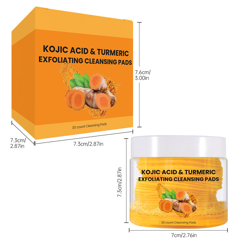 Turmeric Kojic Acid Facial Cleansing Pads