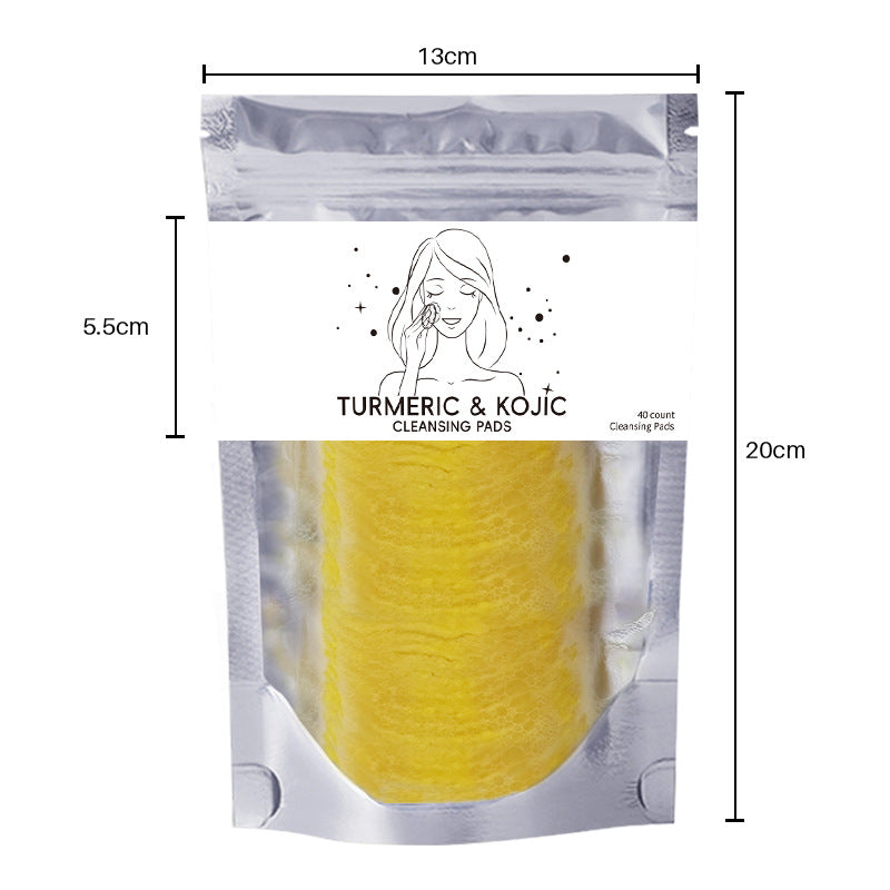 Turmeric Kojic Acid Facial Cleansing Pads