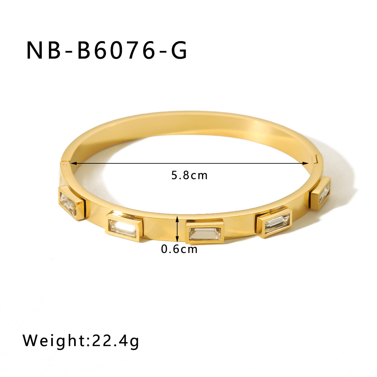 True gold electroplated color-keeping jewelry bracelet
