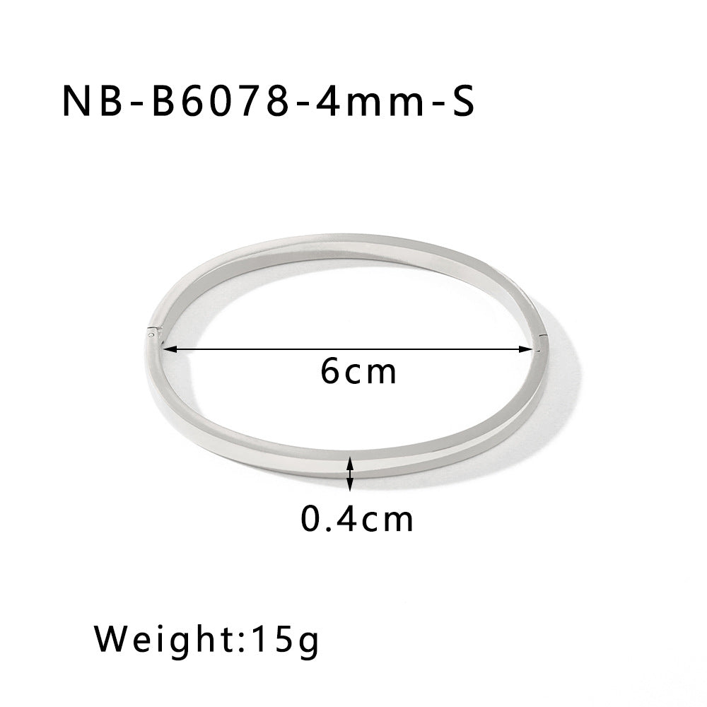 True gold electroplated color-keeping jewelry bracelet