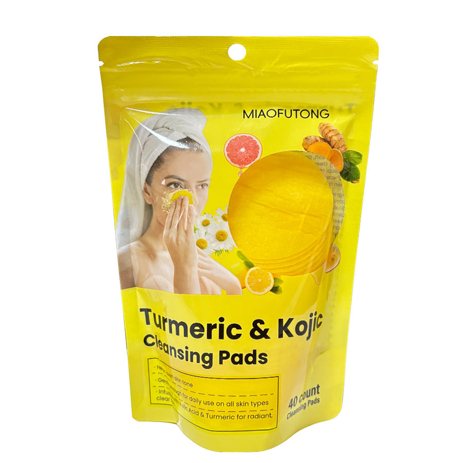 Turmeric Kojic Acid Facial Cleansing Pads